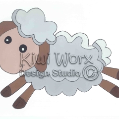 Jumping sheep, another one of the sheep family