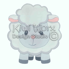 Sugar, one of our sheep family