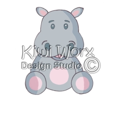 Harry the Hippo plopped down