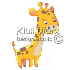 Looking down at things is Jack the Giraffe